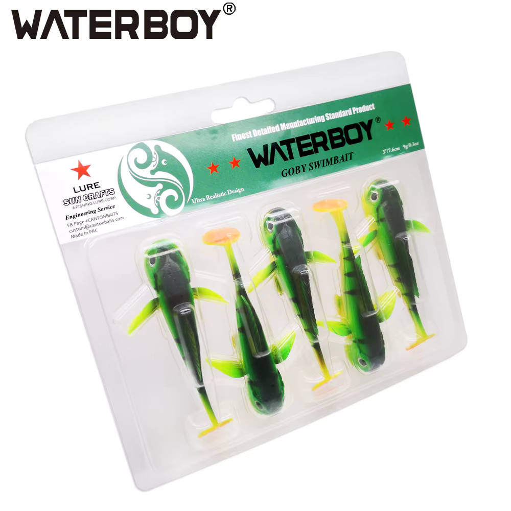 Goby Paddle Swimbait realista para depredador - imagen 5