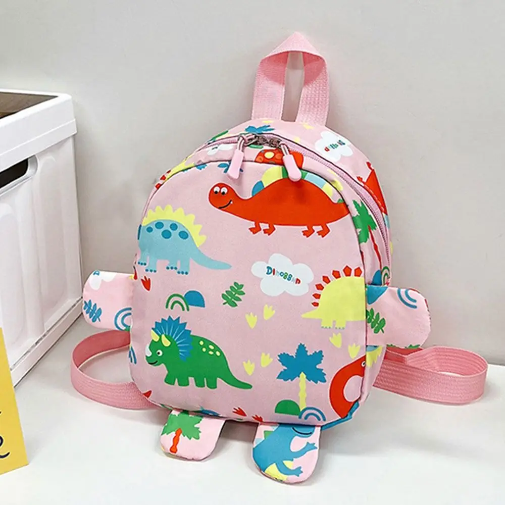 Mochila infantil de nailon con dinosaurios para jardín de niños - imagen 3