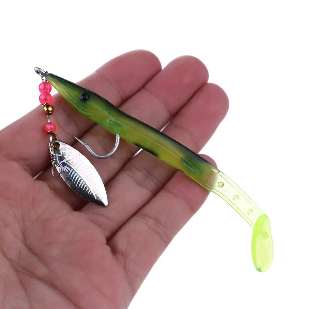 Cuchara giratoria señuelo metálico para lucioperca y lucio grande - imagen 4