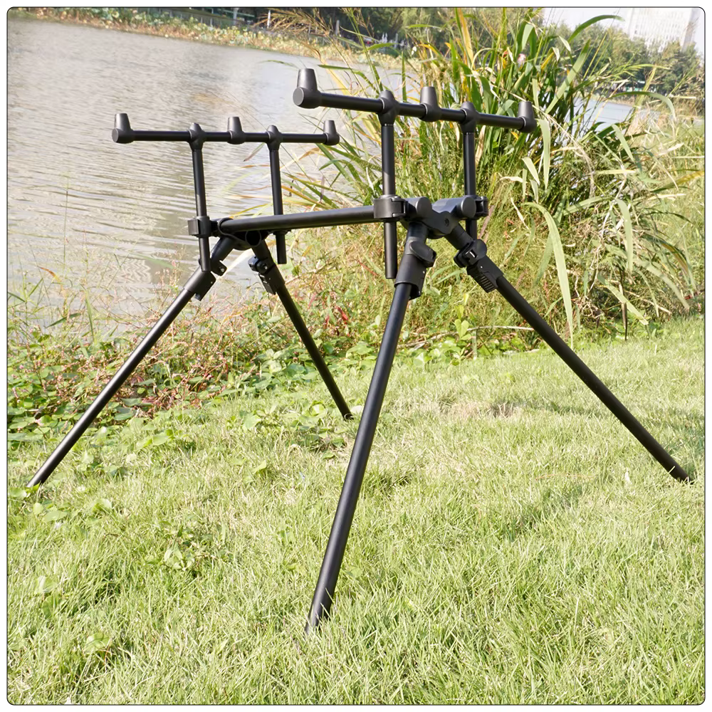 Hirisi Rod Pod Ajustable de Aluminio para Carpfishing - imagen 4