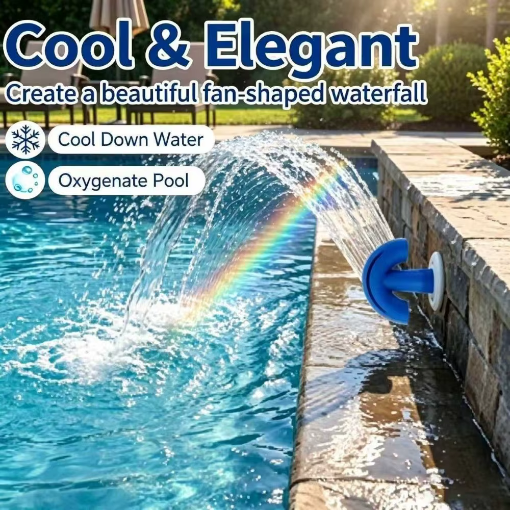 Aspersor de fuente roscado para cascada universal en piscina - imagen 4