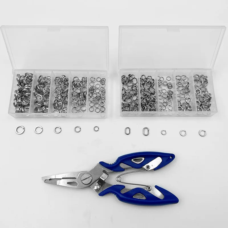 Anillas split ring de acero inoxidable doble bucle ShareShark - imagen 5