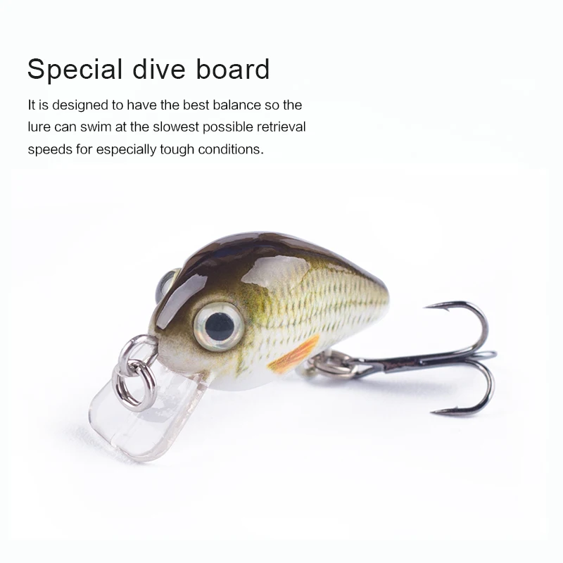 Crankbait Flotante Hanlin – Señuelos duros para lubina y lucio - imagen 4