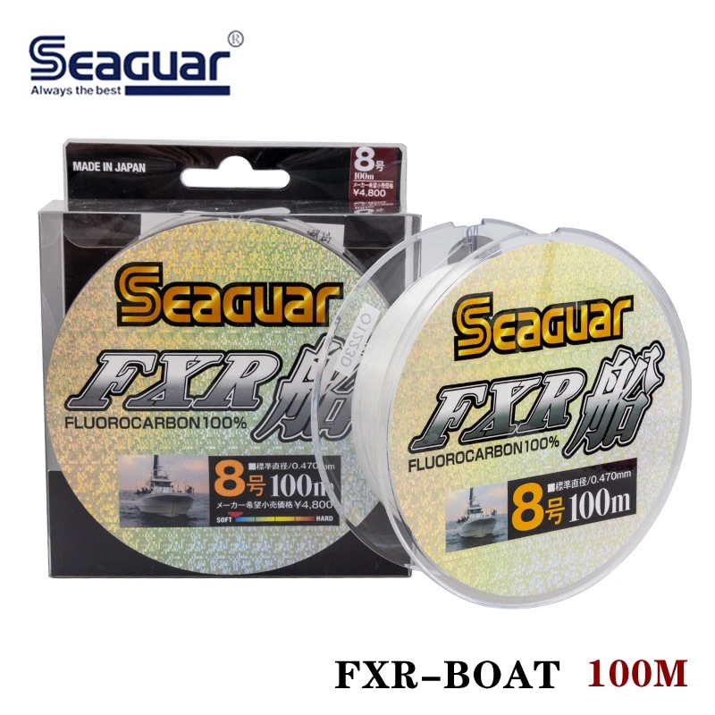SEAGUAR FXR Original Línea de Pesca Fluorocarbono para Barco