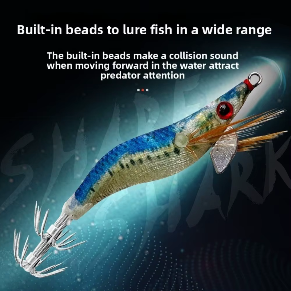 Jig Luminoso para Calamar y Pulpo – Señuelo pesca profunda - imagen 4