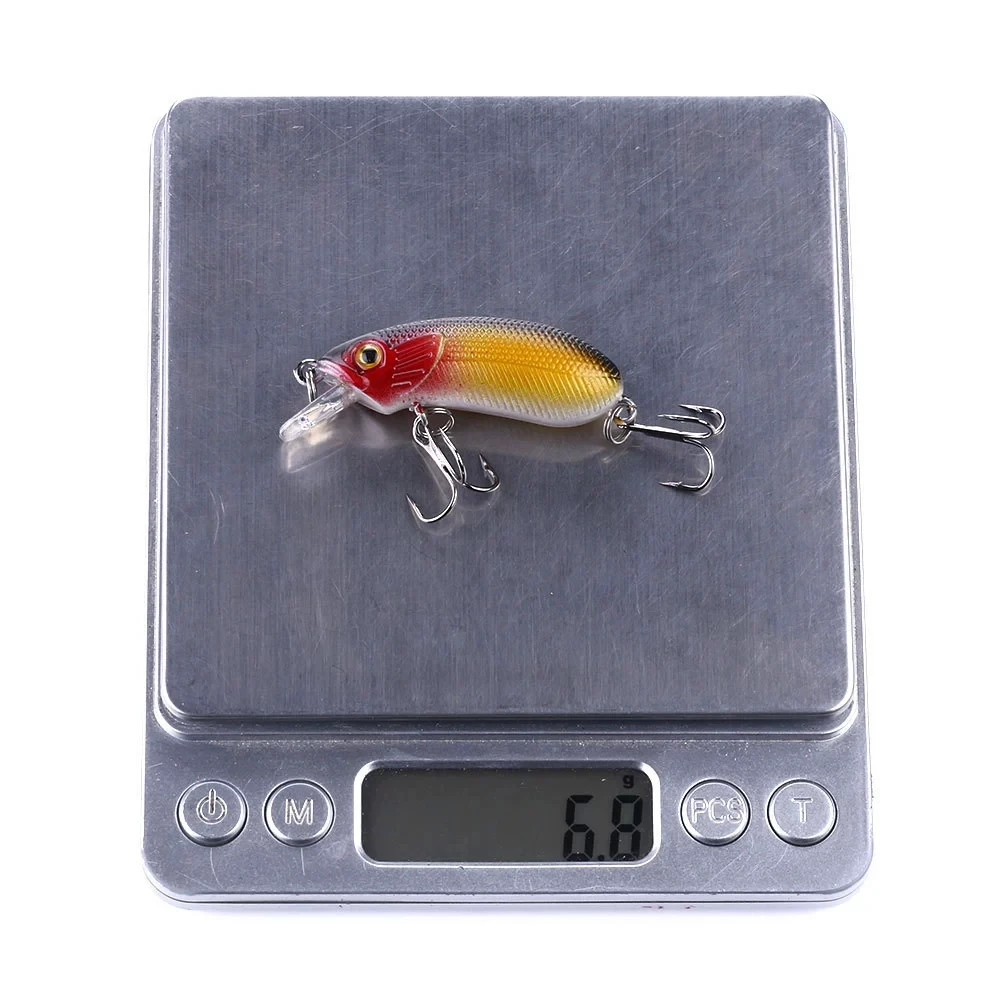 Mini crankbait cuadrado wobbler duro de inmersión para pesca