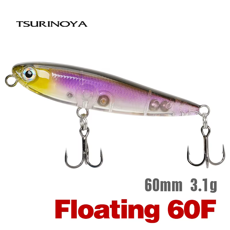 TSURINOYA Lápiz 60mm – Señuelo de superficie para Bass y Lucio