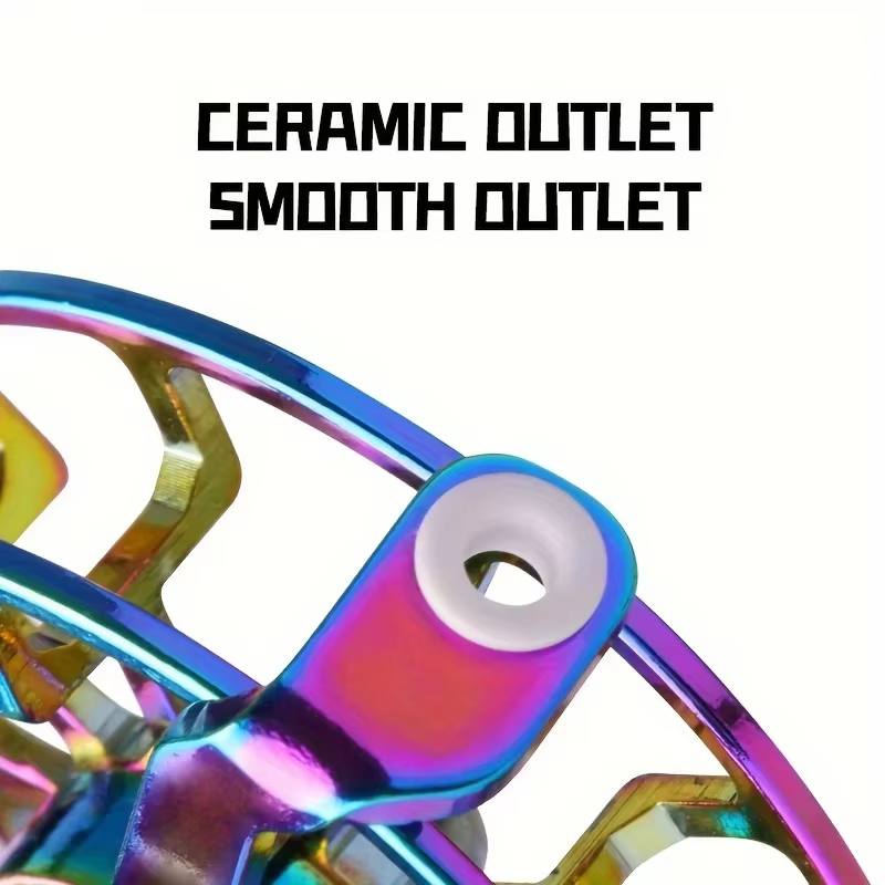 Carrete de pesca en hielo DEUKIO ultraligero de metal - imagen 2
