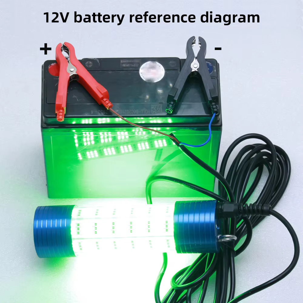 Luz de Pesca Submarina LED 150-300W – Lámpara Nocturna Estanca en Aluminio - imagen 3