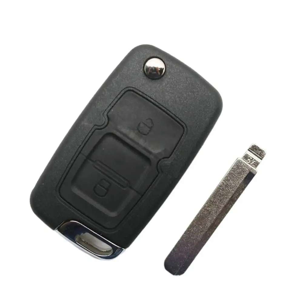 Carcasa negra para llave remota plegable con botones