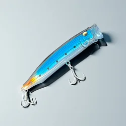 MUKUN Popper flotante para pesca de superficie GT – Cebo duro