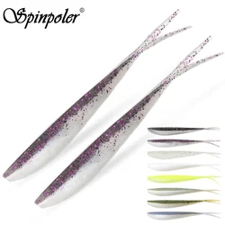 Señuelos blandos Spinpoler 2″ – Jerk Minnow cola dividida para lubina