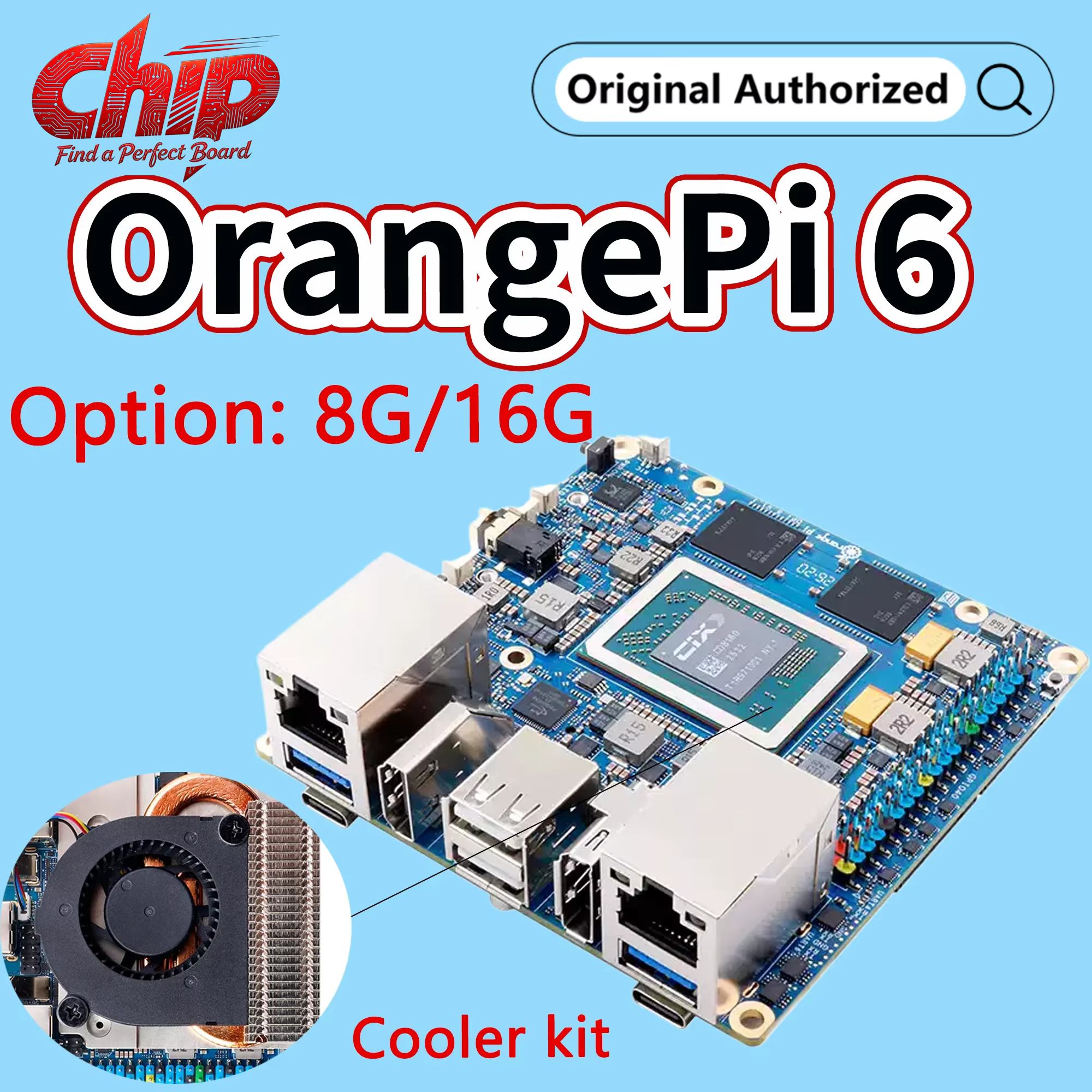 Orange Pi 6 Mini PC DDR5 - 45 TOPS NPU, 8/16GB RAM, NVMe M.2 - imagen 3