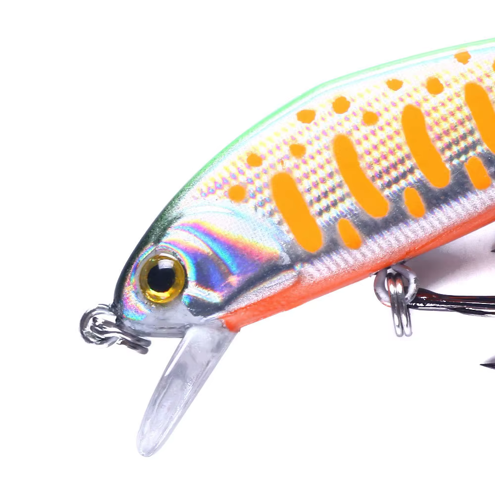 Señuelo hundido luminoso Minnow Jerkbait 50mm 3.1g trucha perca - imagen 3