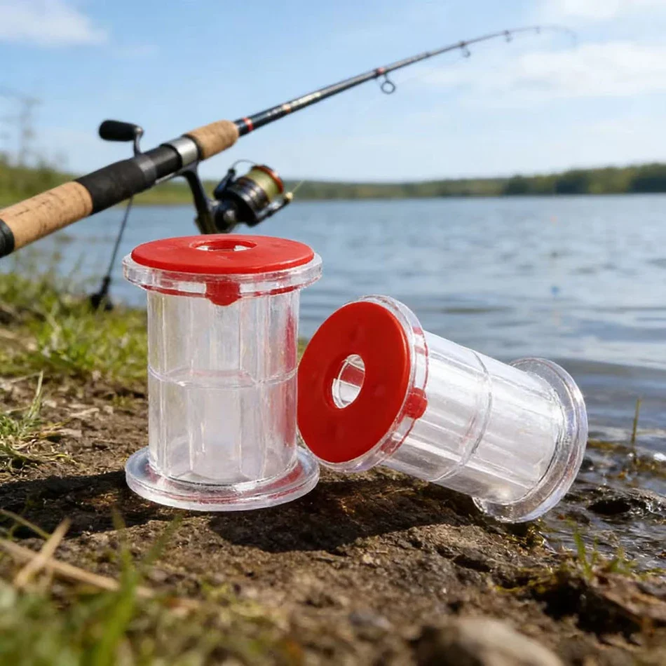 Bobinas vacías de polímero para pesca con moscas