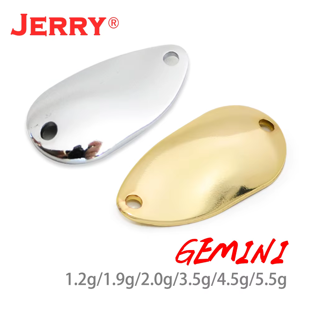 Cuchara Micro Spinning Jerry Gemini sin pintar para trucha