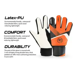 Guantes de Portero de Fútbol de Látex Anticolisión con Protección