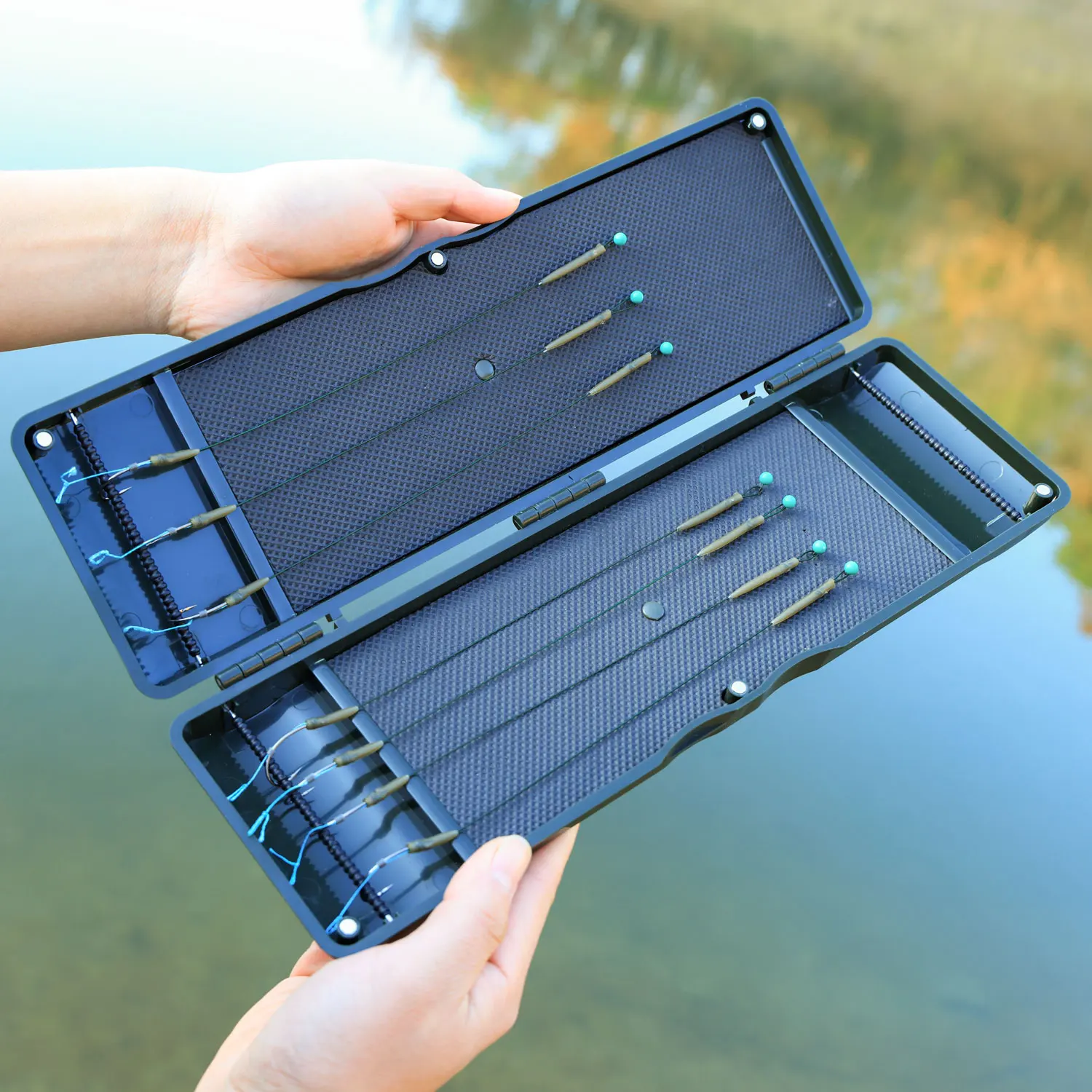 Sougayilang caja de almacenamiento para pesca de carpa con cebos - imagen 3