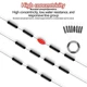 Topes de goma para flotador Bobber con casquillos espaciadores - imagen 3