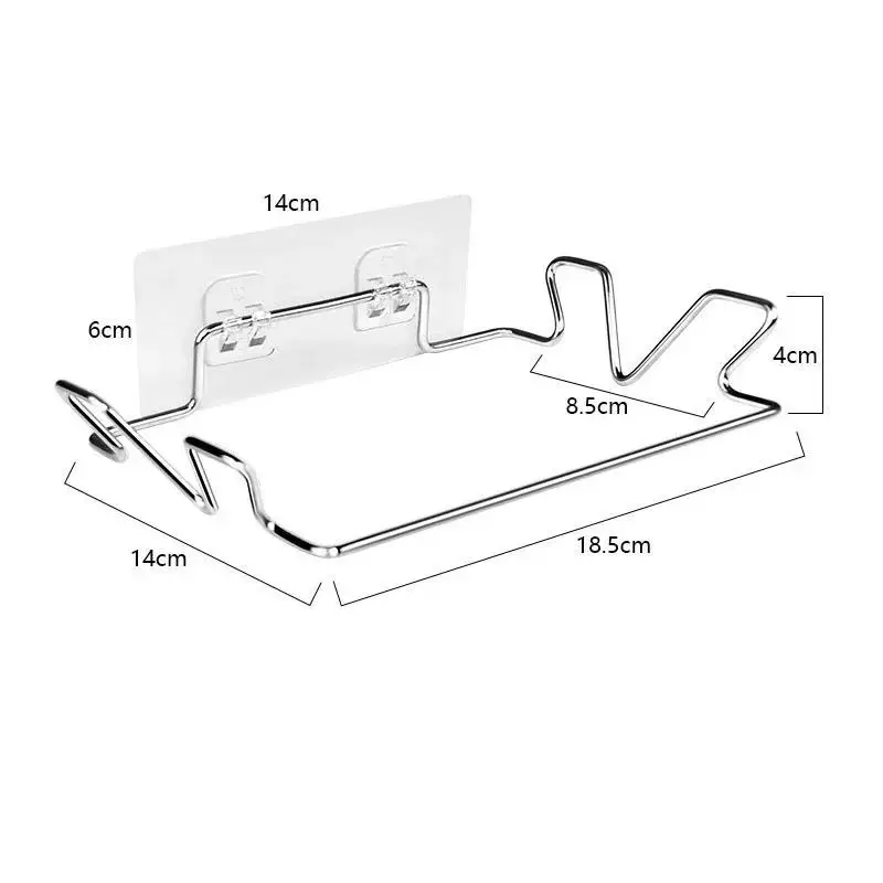 Estante para basurero de acero inoxidable sin perforaciones - imagen 2