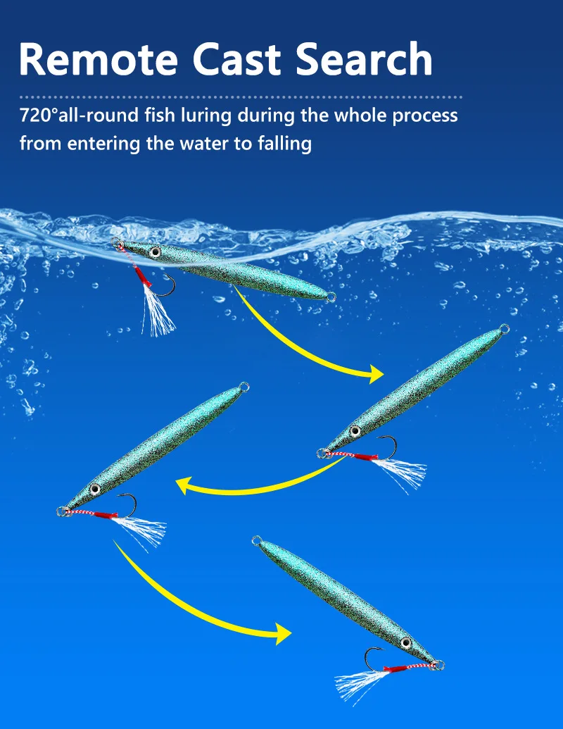 Aplicación del señuelo en entorno de pesca en roca y fondo marino