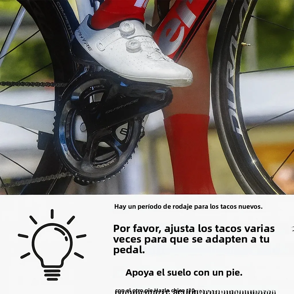 Tacos de calzado de ciclismo para SPD-SL, liberación rápida