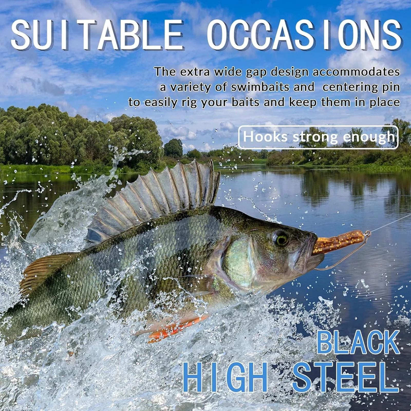 Señuelos suaves para pesca de langosta con anzuelo jigging y Texas - imagen 4