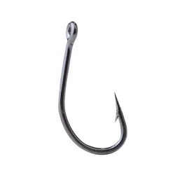 Anzuelos Carpa Fish King - Acero carbono con anillo alimentador