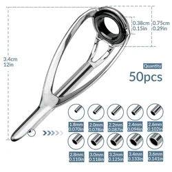 THKFISH Kit reparacion guias cana y puntas 1,8-3,6 mm