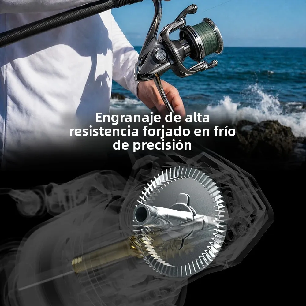 Carrete de pesca HUIDIAO TIDRAG lanzamiento largo para agua salada - imagen 3