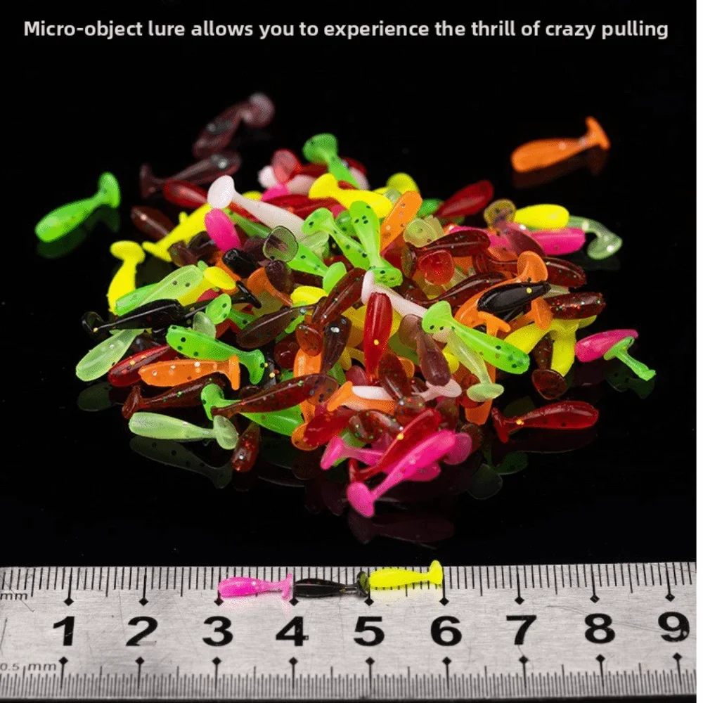 Señuelos Jig de silicona blanda tipo minnow flotante con cola T - imagen 5