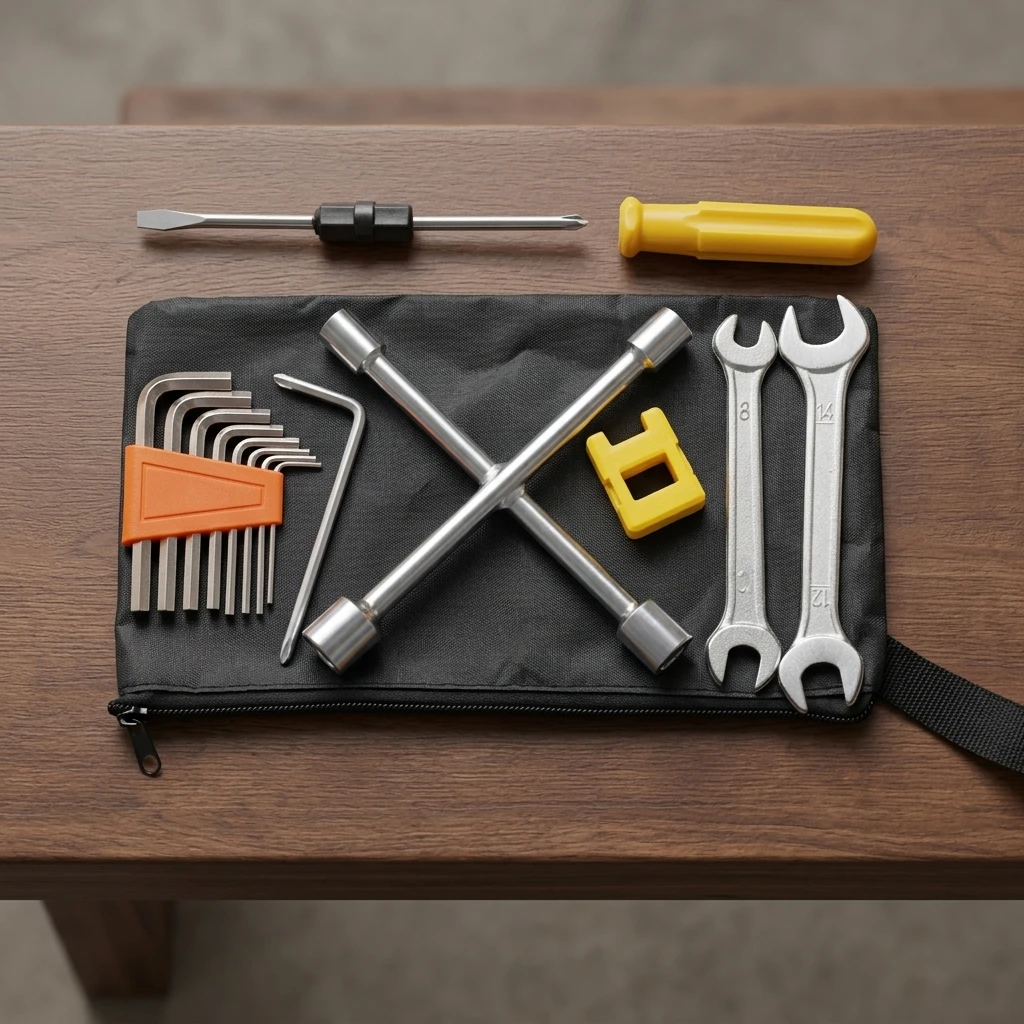 Kit de reparación de scooter eléctrico portátil para emergencias - imagen 2