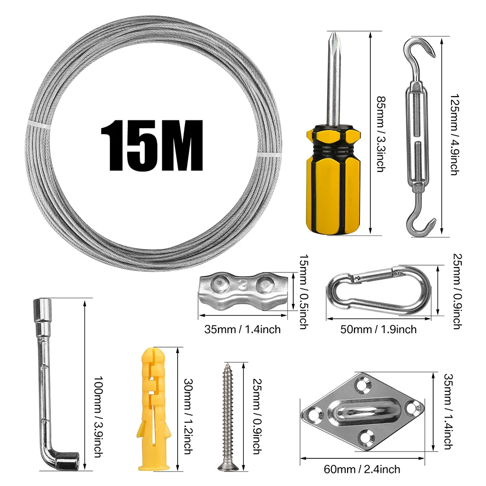 Cable de acero inoxidable antioxidante para pesca y toldos - imagen 5
