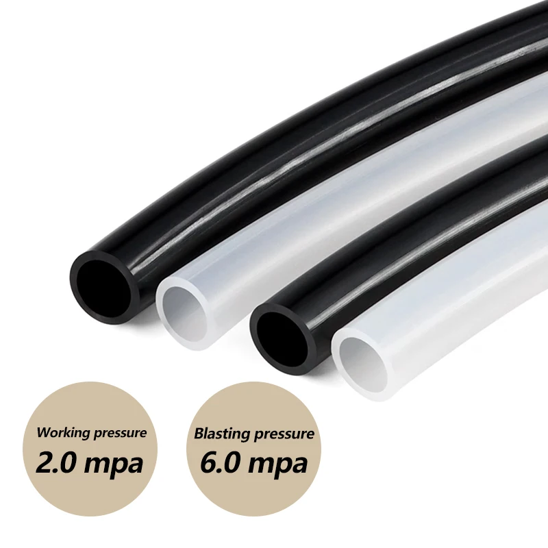 Tubo de nylon PA6 negro translúcido para compresor neumático - imagen 3