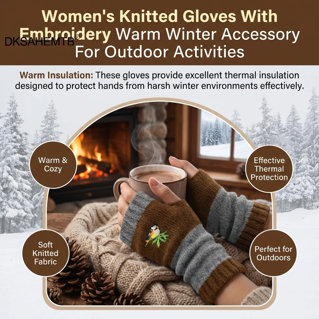 Guantes térmicos antiviento para senderismo, hombre y mujer - imagen 4