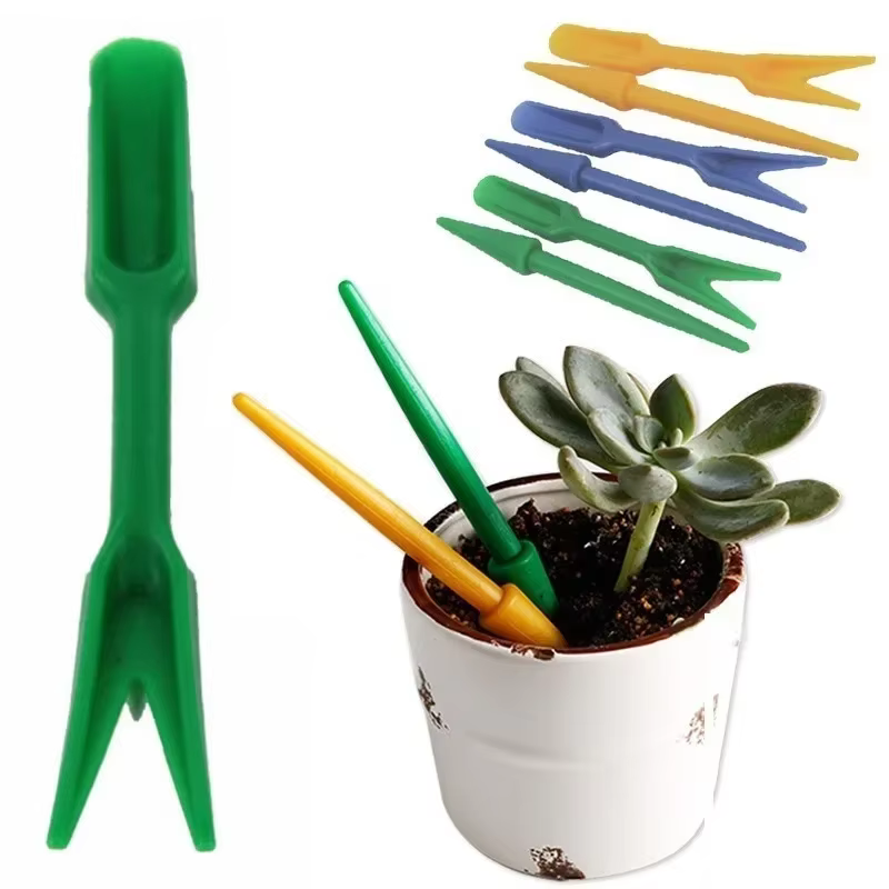 Trasplantador Manual Multifuncional para Plántulas – Herramienta Jardinería - imagen 2