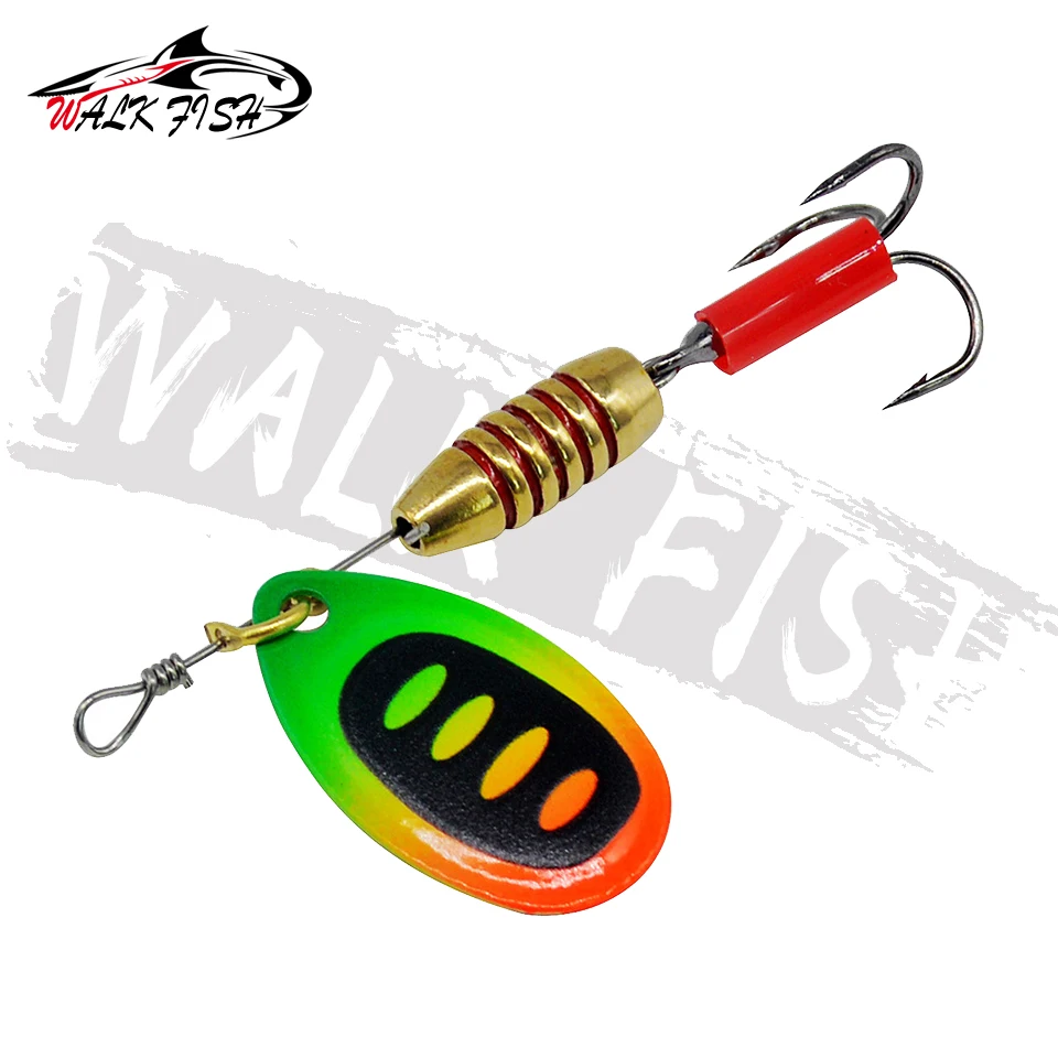 Señuelo Giratorio WALK FISH para Lucio – Cuchara con Anzuelos Triples