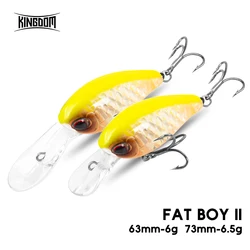 Kingdom Crankbait Minnow Flotante 6g – Lubina, perca y lucio