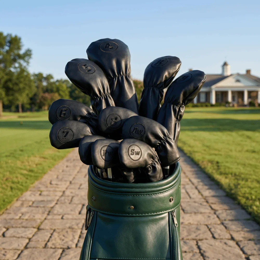 Fundas protectoras palos de golf PU con forro suave antipolvo - imagen 2