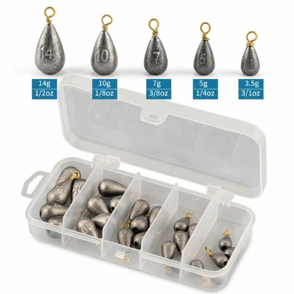 Plomos ajustables y extraíbles para pesca con mosca - imagen 5