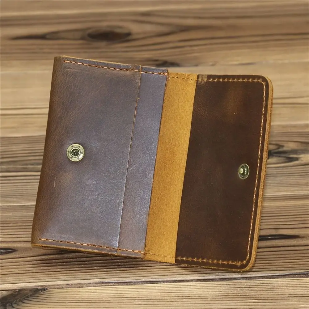 Tarjetero de cuero minimalista con ranura para varias tarjetas - imagen 4