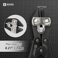 Alicates corta anzuelos Booms Fishing XW43 – Acero al carbono