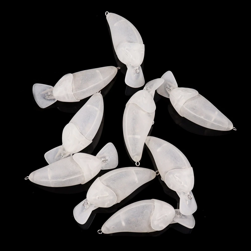 Dr.Holife Crankbait blanco sin pintar – señuelo para bricolaje - imagen 4