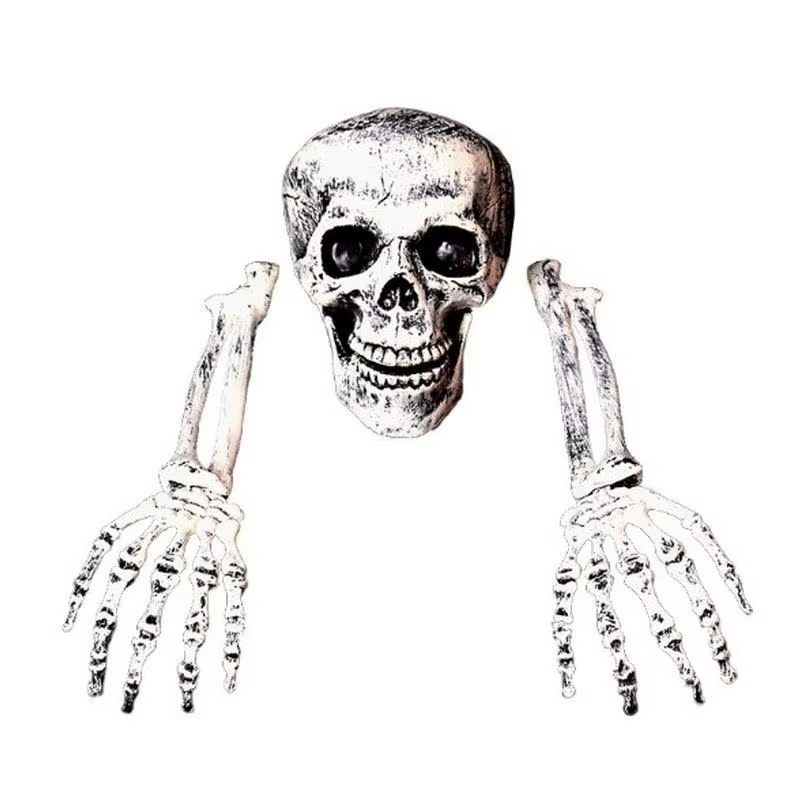 Decoración Halloween Esqueletos y Cráneos - Cementerio Espeluznante - imagen 5