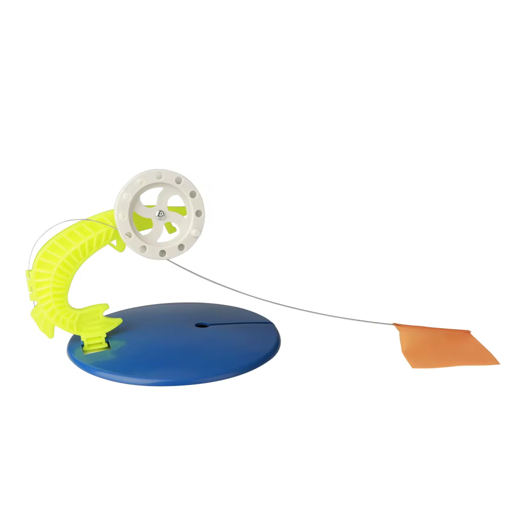 Set tip-ups FTK para pesca en hielo con trineo portátil y banderas - imagen 3