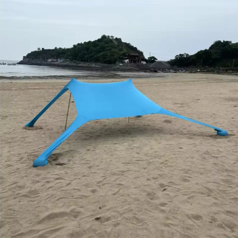 Carpa de pesca portátil resistente al viento y sol UPF50+ - imagen 4