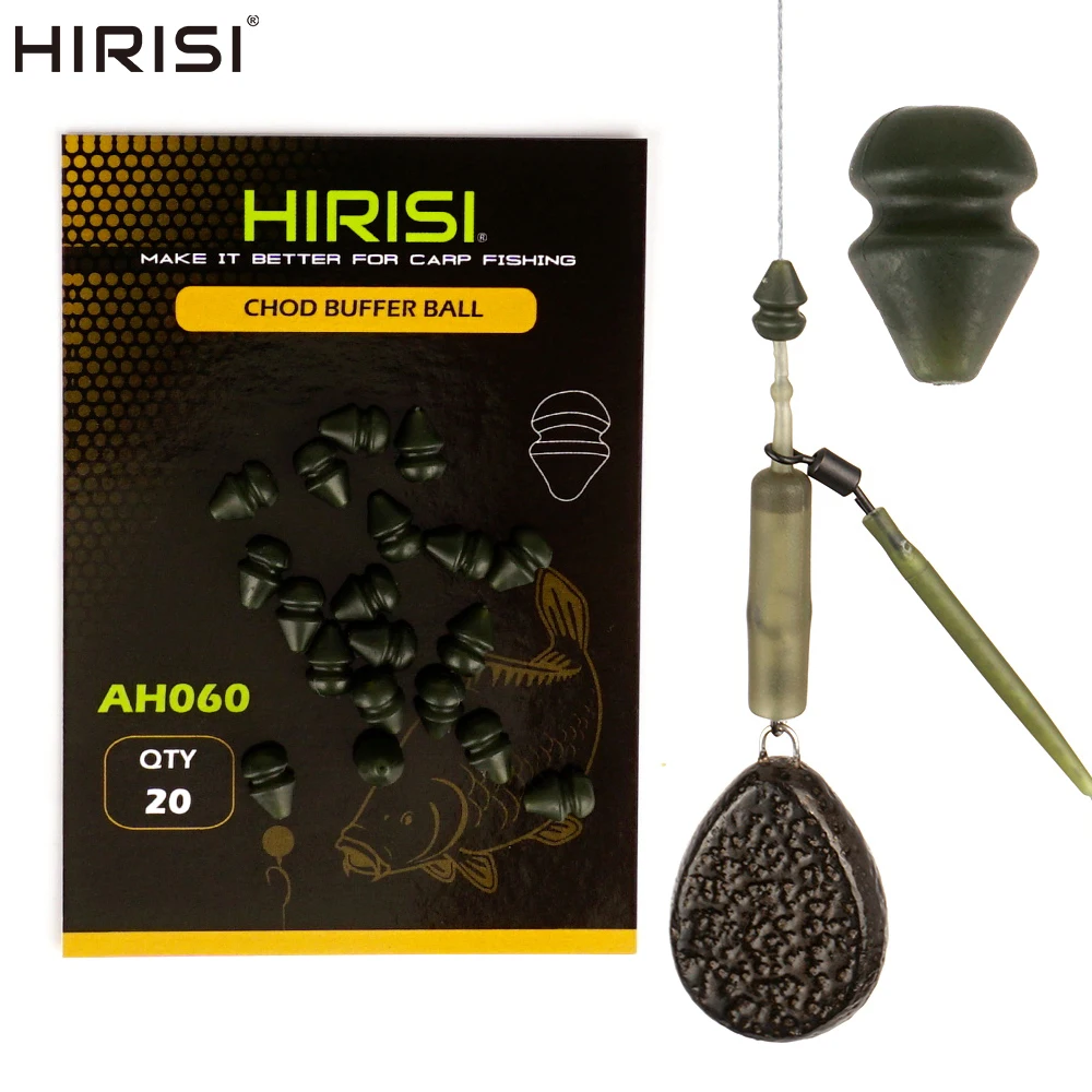 Hirisi AH060 Cuentas Heli Chod 8 mm para pesca de carpa