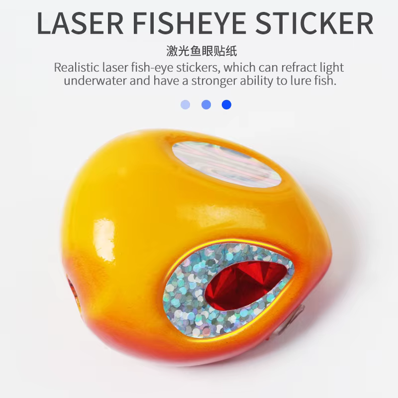 Moon Fish Head TEASER J88 – Cebo luminoso para pesca en barco, 60-200g - imagen 4