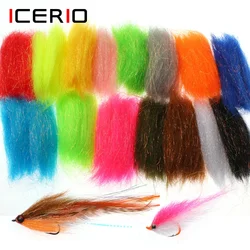 ICERIO Flash Streamer: fibra sintetica para moscas de pesca deportiva