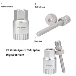 Extractor soporte inferior bicicleta 20 dientes – Llave reparación bielas
